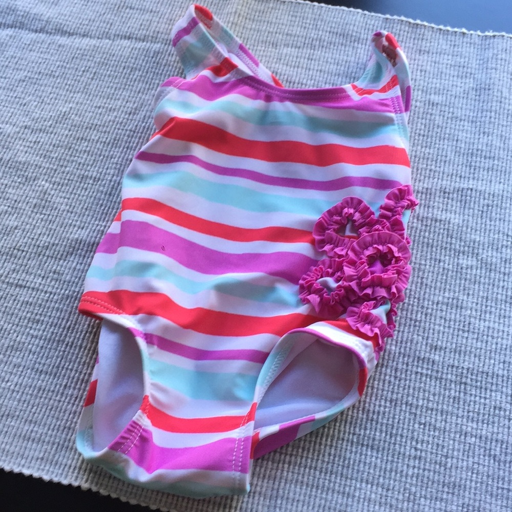 9M Striped Swimsuit